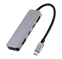T'nB TCHUBUSBC station d'accueil Avec fil USB 3.2 Gen 2 (3.1 Gen 2) Type-C Aluminium