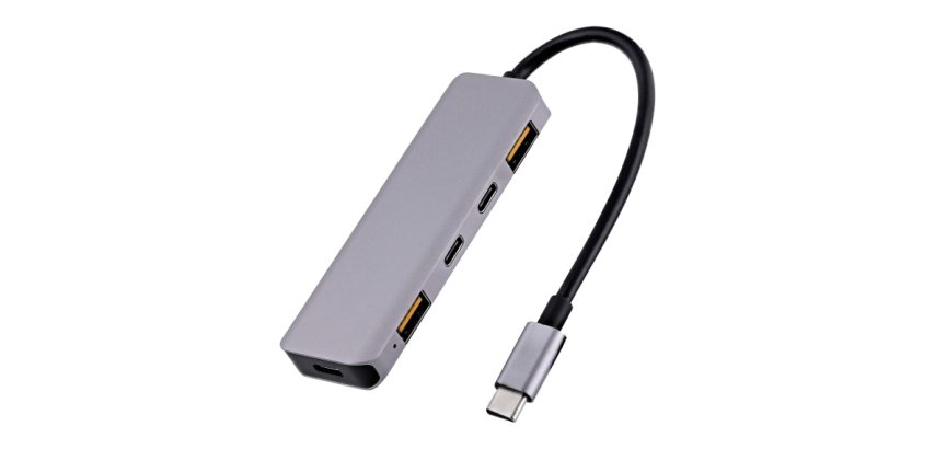 T'nB TCHUBUSBC station d'accueil Avec fil USB 3.2 Gen 2 (3.1 Gen 2) Type-C Aluminium