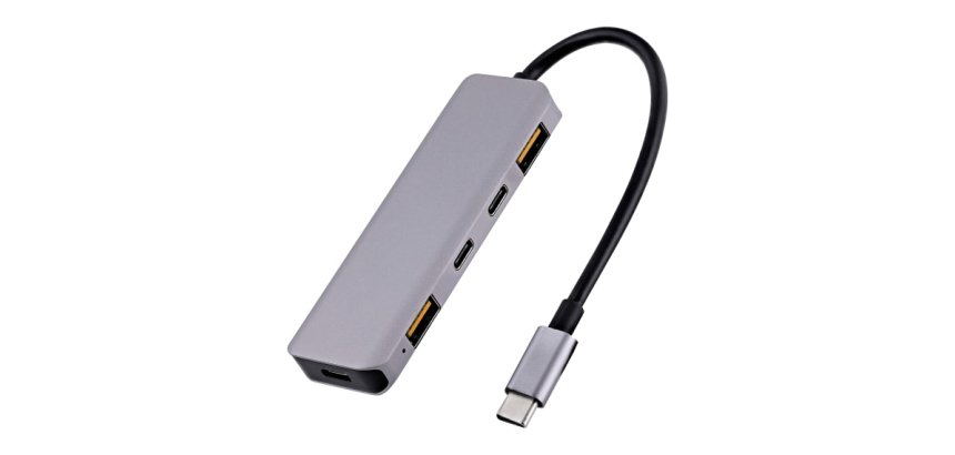 T'nB TCHUBUSBC station d'accueil Avec fil USB 3.2 Gen 2 (3.1 Gen 2) Type-C Aluminium
