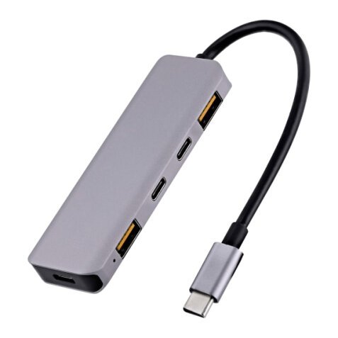 T'nB TCHUBUSBC station d'accueil Avec fil USB 3.2 Gen 2 (3.1 Gen 2) Type-C Aluminium