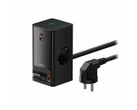 Baseus PowerCombo Universal Negro Corriente alterna Carga rápida Interior