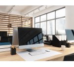Durable 712319 desk pad Polypropylene (PP) Grey