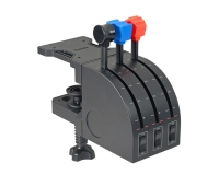 Logitech G G Saitek PRO Flight Throttle Quadrant Noir USB simulation de vol Analogique/Numérique PC