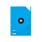 Feuillet mobile liderpapel antartik a4 100 feuilles 100g quadrillage 5mm 4 trous bandes de 5 couleurs