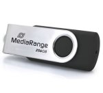 MediaRange MR1955 USB flash drive 256 GB USB Type-C 3.2 Gen 1 (3.1 Gen 1) Black, Silver