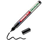 Marqueur edding 51 ecoline peinture base eau pointe      ogive 1/2mm coloris noir