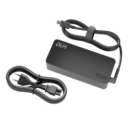 DLH DY-AI5565 adaptateur de puissance & onduleur Intérieure 65 W Noir