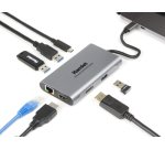 Hamlet HDKC-PD400D replicatore di porte e docking station per laptop Cablato USB 3.2 Gen 1 (3.1 Gen 1) Type-C Grigio