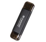 Transcend ESD310C Technologie Thunderbolt 256 Go USB Type-A vers USB Type-C USB 3.2 Gen 2x2 Noir