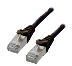 MCL IC5K99A06ASH05N câble de réseau Noir 0,5 m Cat6a S/FTP (S-STP)