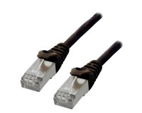 MCL IC5K99A06ASH05N câble de réseau Noir 0,5 m Cat6a S/FTP (S-STP)