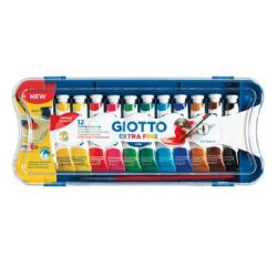 Giotto Scatola 12 Tubi Tempera 12Ml