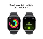 Apple Watch Series 11 GPS 46mm Space Grey Aluminium Case with Black Sport Band - M/L