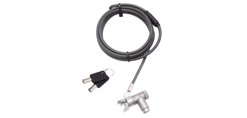 DLH DY-CS5450 câble antivol Gris, Noir 2 m