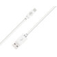 Bigben Connected CBLMIC1M2RW câble USB Blanc