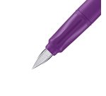 Stylo-plume stabilo easybuddy twilight sky plume m standard pour gaucher et droitier      coloris rose/violet fonce