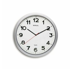 Horloge murale maul step diam. 40cm pile 1.5v aa       fournie coloris argent