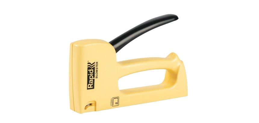 Agrafeuse murale rapid r13 blomster agrafes fil fin n13  poignee ergonomique coloris   jaune
