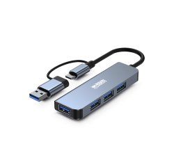 Urban Factory MHC35UF station d'accueil Avec fil USB 3.2 Gen 1 (3.1 Gen 1) Type-A Gris