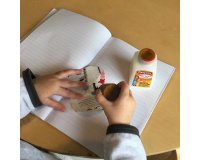 Colle vinylique cléopâtre vinyl'école flacon 80g avec pinceau incorporé