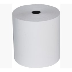 Bobines caisses Exacompta 40808E - l 80 mm x L 76 m, Ø 72 mm - 1 pli - paquet de 10
