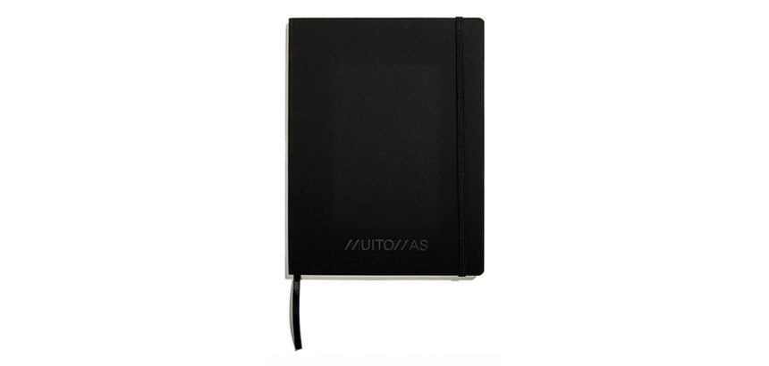 Muitomas NOTESBIGBK writing notebook Black