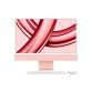 Apple iMac Apple M M3 59,7 cm (23.5") 4480 x 2520 Pixels Alles-in-één-pc 8 GB 256 GB SSD macOS Sonoma Wi-Fi 6E (802.11ax) Roze