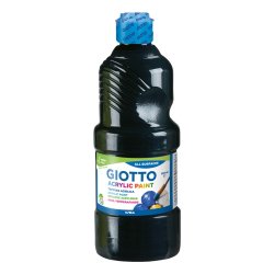 Giotto Acrylic Paint 500ml black