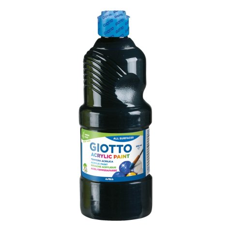 Giotto Acrylic Paint 500ml black