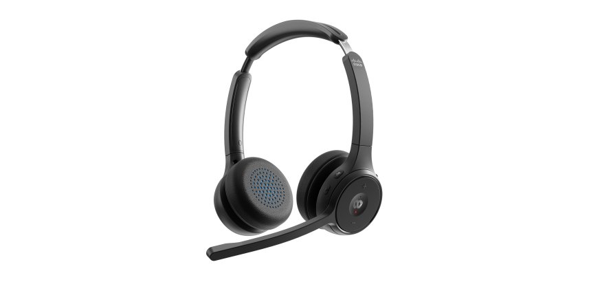 Cisco HS-WL-722-BUNA-C casque Sans fil Arceau Bureau/Centre d'appels Bluetooth Noir