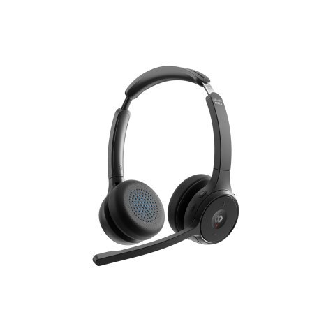 Cisco HS-WL-722-BUNA-C hoofdtelefoon/headset Draadloos Hoofdband Kantoor/callcenter Bluetooth Zwart