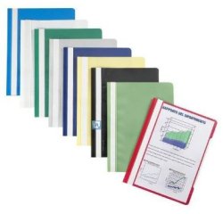 Favorit 100500008 cartellina con fermafoglio Polipropilene (PP) Blu