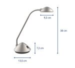 MAUL MAULarc tafellamp SMD-ledmodule 3,6 W LED D Zilver