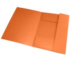 Chemise Oxford Top File + A4 avec élastique couverture carte orange