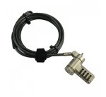 MCL MJ1C99A8LEUNIVCOD câble antivol Noir 2 m