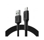 Green Cell KABGC21 cavo Lightning 1,2 m Nero