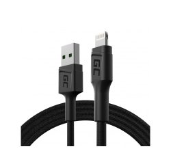 Green Cell KABGC21 cavo Lightning 1,2 m Nero
