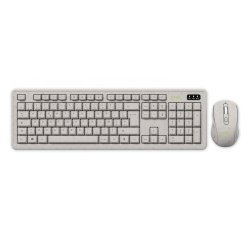 MCL MP3B99AACK2012BIW clavier Souris incluse Universel RF sans fil AZERTY Français Beige