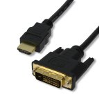 MCL Cable HDMI / DVI-D (24+1) 2.0 m 2 m Noir
