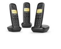 Gigaset A170 Trio Telefono analogico/DECT Identificatore di chiamata Nero
