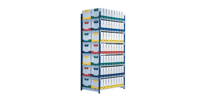 Étagère paperflow rang'éco éléments suivants 5 tablettes 70cm