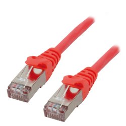 MCL 0.3m Cat6 F/UTP câble de réseau Rouge 0,3 m F/UTP (FTP)