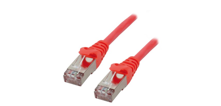 MCL 0.3m Cat6 F/UTP câble de réseau Rouge 0,3 m F/UTP (FTP) Rond