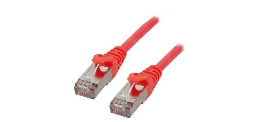 MCL FTP6-3M/R câble de réseau Rouge Cat6 F/UTP (FTP)