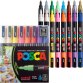 Pochette 16 marqueurs peinture à eau, encre pigmentation assortie, pte fine PC3M/16AASS21