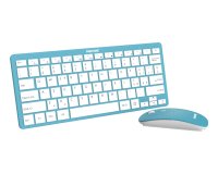 Pantone PT-KB09G1 tastiera Mouse incluso Casa RF Wireless QWERTY Italiano Blu