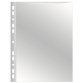 Pochette q-connect polypropylene lisse perforee  folio 80 mc cristal sachet 10 unites