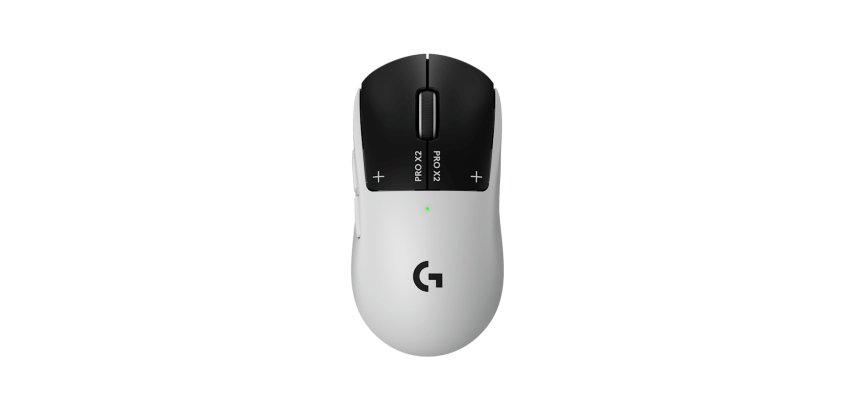 Logitech G PRO X2 SUPERSTRIKE Gaming Mouse Right-Handed RF Wireless + USB Type-C Optical 44000 DPI
