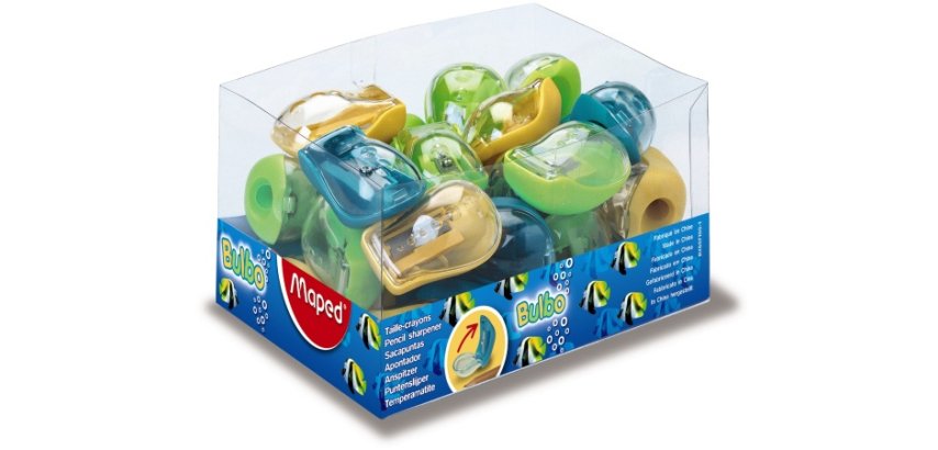 Taille-crayons maped bulbo 1 usage avec reserve