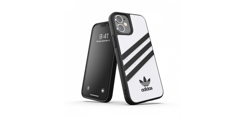 Adidas 3-Stripes custodia per cellulare 13,7 cm (5.4") Cover Nero, Bianco